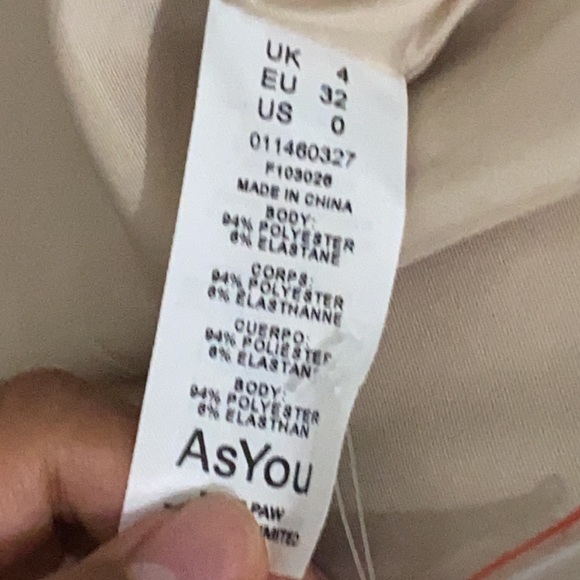 Cream split cuff blazer ASOS - Picture 6 of 6